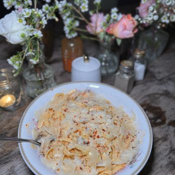 Lady Byrd Cafe - Creamy Shrimp Pasta - New American Near Me - Los Angeles, California