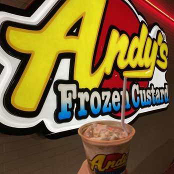 Andy's Frozen Custard - a hand holding a drink - Ice Cream & Frozen Yogurt Near Me - Wimauma, Florida Andy's Frozen Custard - a hand holding a drink - Ice Cream & Frozen Yogurt Near Me - Wimauma, Florida
