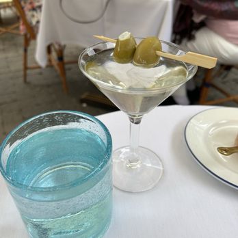 Le Bilboquet - Grey goose martini with blue cheese olives - French Near Me - Atlanta, Georgia
