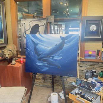 Wyland Galleries - The project Wayland was working on when we visited the studio. - Art Galleries Near Me - Laguna Beach, California Wyland Galleries - The project Wayland was working on when we visited the studio. - Art Galleries Near Me - Laguna Beach, California
