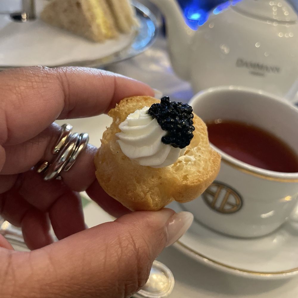 BG Restaurant - Tea service bite with delicious caviar - New American Near Me - New York, New York BG Restaurant - Tea service bite with delicious caviar - New American Near Me - New York, New York