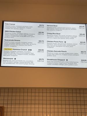 Menu photo 2 sweetgreen - Healthy Salads, Wraps, and Bowls Forth Worth, TX