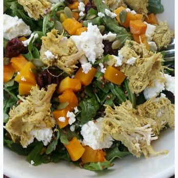 Duke's Grocery - Quinoa salad with goat cheese and masala chicken - Pubs Near Me - Washington, DC, District of Columbia