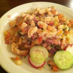 Shrimp Ceviche Tostada