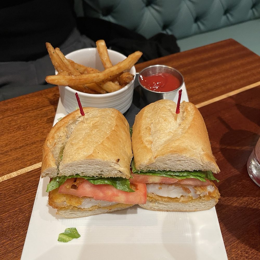 1229 Shine - Po Boy grouper sammie - Seafood Near Me - Myrtle Beach, South Carolina
