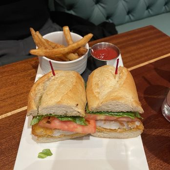 1229 Shine - Po Boy grouper sammie - Seafood Near Me - Myrtle Beach, South Carolina