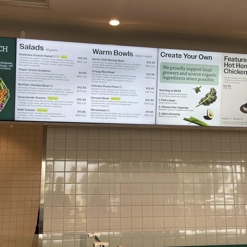 sweetgreen - Healthy Salads, Wraps, and Bowls - Part of their menu - Salad Near Me - Dallas, Texas sweetgreen - Healthy Salads, Wraps, and Bowls - Part of their menu - Salad Near Me - Dallas, Texas