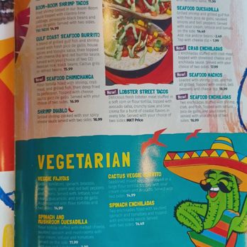 Cactus Cantina Mexican Grill - Menu June 2024 - Mexican Near Me - Orange Beach, Alabama