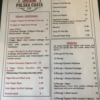 Polska Chata - Menu - Polish Near Me - Irondequoit, New York Polska Chata - Menu - Polish Near Me - Irondequoit, New York