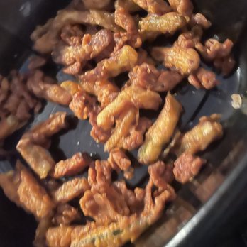 PDQ Chicken - Granted this was much fuller... not a single zucchini fry was larger than these crumbs. They also taste like grease balls. - Chicken Shop Near Me - Clearwater, Florida