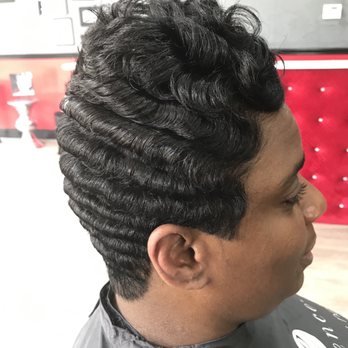 Get Styl’d Salon - Relaxed short cut with curls and soft finger waves. - Hair Stylists Near Me
