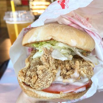 Moon Flower House - Spicy chicken sandwich - Burgers Near Me - Boston, Massachusetts Moon Flower House - Spicy chicken sandwich - Burgers Near Me - Boston, Massachusetts