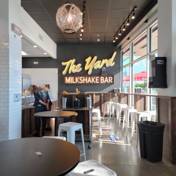 The Yard Milkshake Bar - Inside after the rush died down - Ice Cream & Frozen Yogurt Near Me - Vancouver, Washington The Yard Milkshake Bar - Inside after the rush died down - Ice Cream & Frozen Yogurt Near Me - Vancouver, Washington