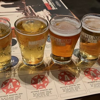 Amsterdam BrewHouse - Lakeside Lager Flight - Breweries Near Me - Toronto, Ontario