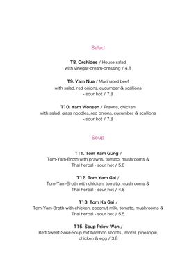Menu photo 8 Thairestaurant Orchidee Nuremberg, BY Menu photo 8 Thairestaurant Orchidee Nuremberg, BY