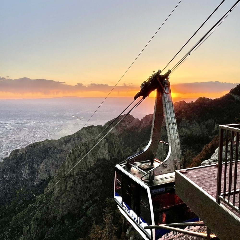 Sandia Peak Tramway - Sunset - Ski Resorts Near Me - Albuquerque, New Mexico Sandia Peak Tramway - Sunset - Ski Resorts Near Me - Albuquerque, New Mexico