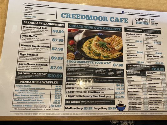 Menu photo 4 Creedmoor Cafe Raleigh, NC