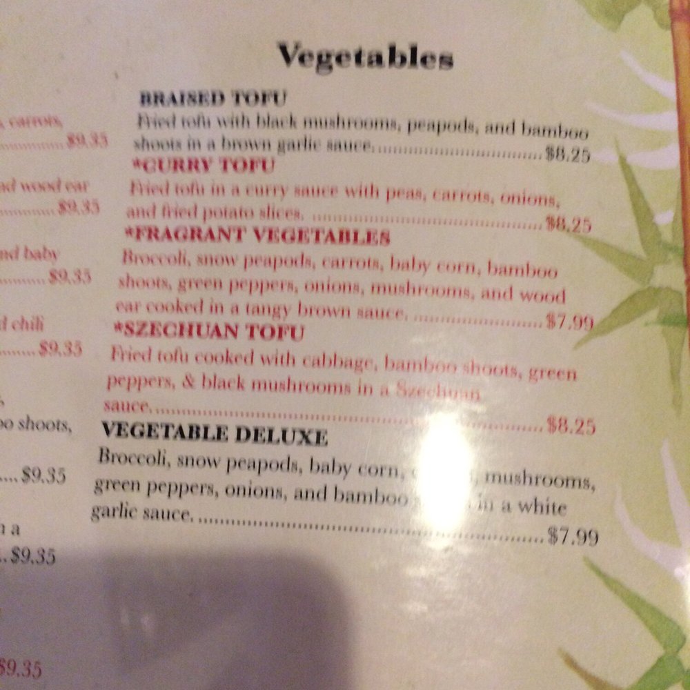 Vegan options Vegan options