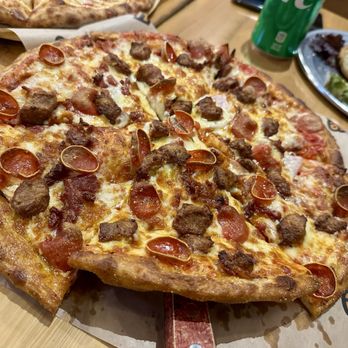 HomeSlyce - 12" Strongman Meat Pizza - Pizza Near Me - Timonium, Maryland HomeSlyce - 12" Strongman Meat Pizza - Pizza Near Me - Timonium, Maryland