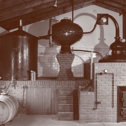 Germain-Robin Tasting Room - The Germain-Robin antique cognac still