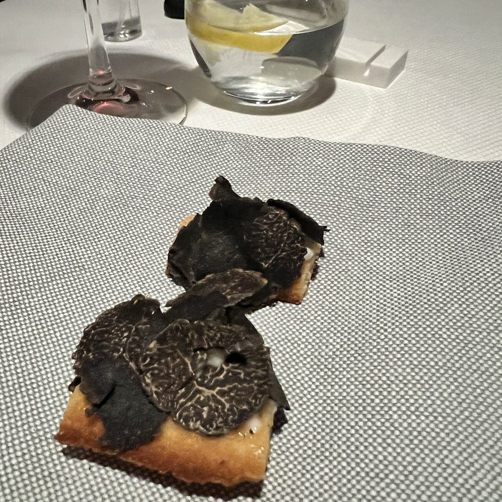 Lars Amsterdam - Amuse bouche - bread with winter truffle - Restaurants Near Me - Amsterdam, New Hampshire