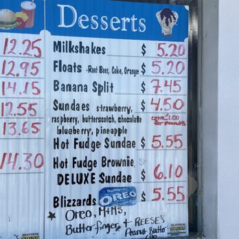 Sky Ranch Drive-In - Desserts - Fast Food Near Me - Goderich, Ontario
