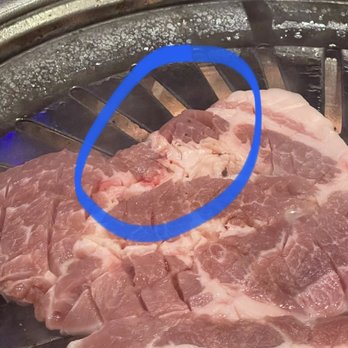 Morning House - This photo shows strands of hair in our pork belly. - Korean Near Me - Duluth, Georgia Morning House - This photo shows strands of hair in our pork belly. - Korean Near Me - Duluth, Georgia