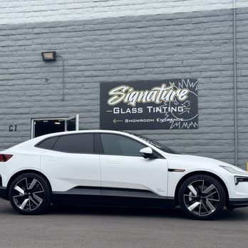 Signature Glass Tinting - 26' Polestar 4 XPEL XR PLUS Windshield 55% Driver / Passenger 35% Rear Passenger 70% Quarters 35% - Car Window Tinting Near Me - Costa Mesa, California Signature Glass Tinting - 26' Polestar 4 XPEL XR PLUS Windshield 55% Driver / Passenger 35% Rear Passenger 70% Quarters 35% - Car Window Tinting Near Me - Costa Mesa, California