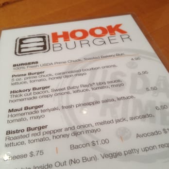 Hook Burger - Menu. - Burgers Near Me - Burbank, California Hook Burger - Menu. - Burgers Near Me - Burbank, California