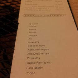 Olivo Verde - Personaliza tu ensalada.