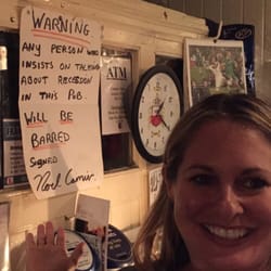 Rosies Bar Ballydehob - Sign near the front door.
