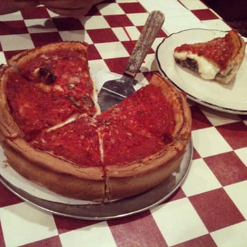 Giordano's - Sausage, mushroom and spinach heaven!!! - Pizza Near Me - Rosemont, Illinois