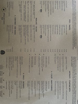 Menu photo 5 Ai Tre Scalini Rome, RM Menu photo 5 Ai Tre Scalini Rome, RM