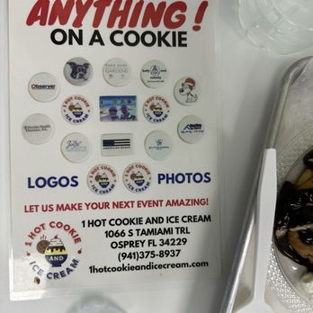 1 Hot Cookie And Ice Cream - They can make cookies for you!! - Bakeries Near Me - Osprey, Florida 1 Hot Cookie And Ice Cream - They can make cookies for you!! - Bakeries Near Me - Osprey, Florida