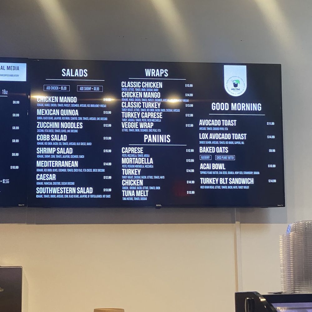 Nectar - Food menu - Coffee & Tea Near Me - Burr Ridge, Illinois Nectar - Food menu - Coffee & Tea Near Me - Burr Ridge, Illinois