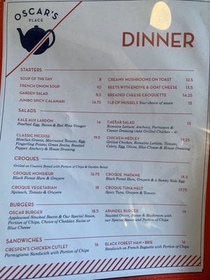 Menu photo 8 Oscar's Place New York, NY