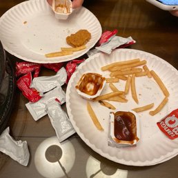 Only the three bbq sauces provided