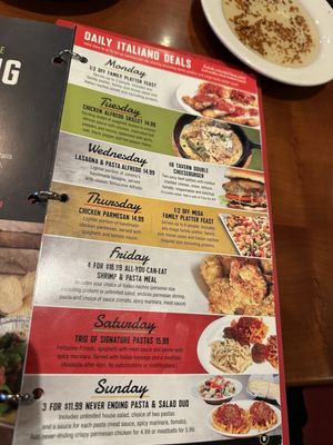 Menu photo 1 Johnny Carino's Austin, TX