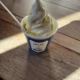Greek frozen yogurt, olive oil, sea salt Greek frozen yogurt, olive oil, sea salt