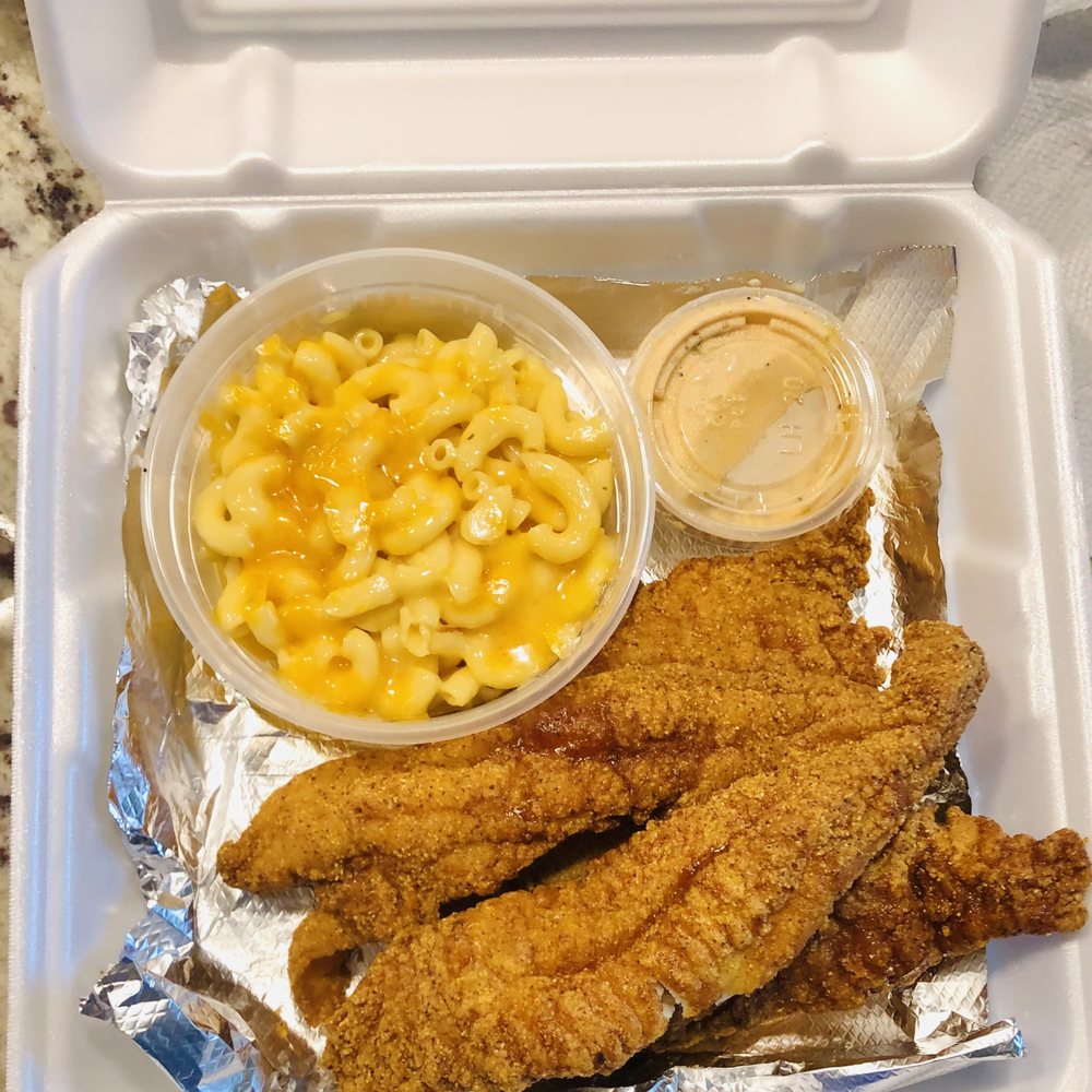 Southern Gourmet Kitchen - Southern Fried Catfish Combo - Southern Near Me - Plano, Texas Southern Gourmet Kitchen - Southern Fried Catfish Combo - Southern Near Me - Plano, Texas