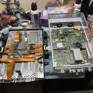 Photo of EVFixMe - Costa Mesa, CA, United States. MCU finally out and disassembled, waiting for upgraded eMMC from Tony.