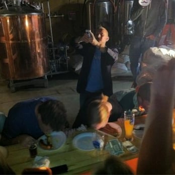 Denver Beer Co. Platte Street - Sausage Eating contest at #DNVRMO SausageFest at Denver Beer Co - Breweries Near Me - Denver, Colorado Denver Beer Co. Platte Street - Sausage Eating contest at #DNVRMO SausageFest at Denver Beer Co - Breweries Near Me - Denver, Colorado