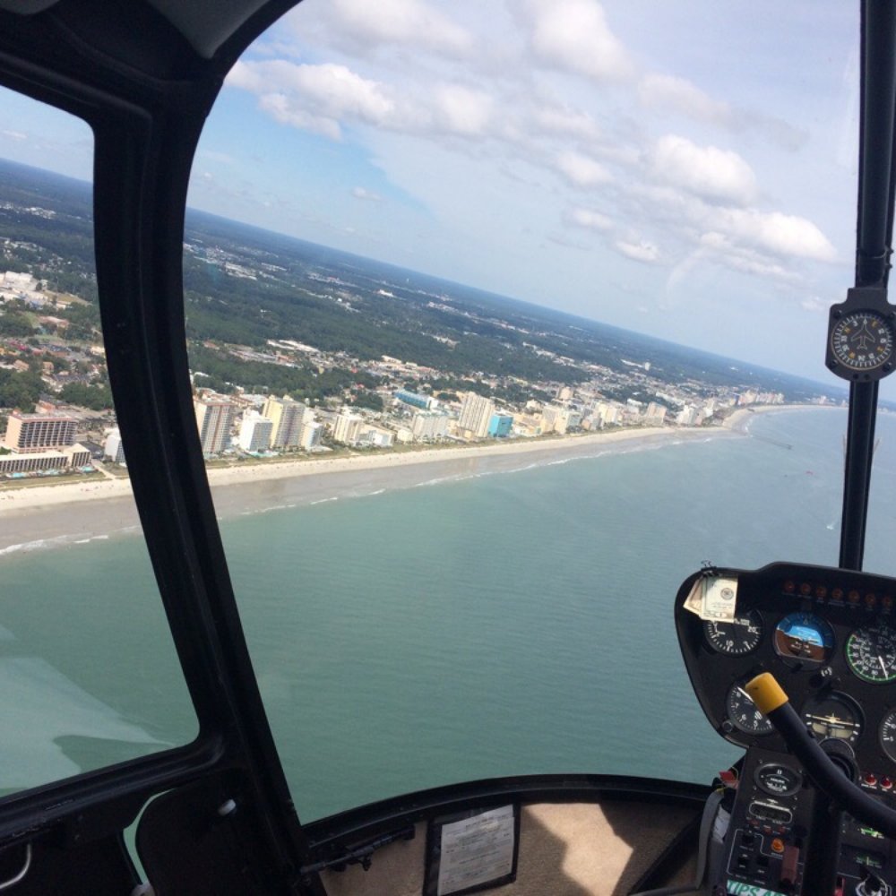 OceanFront Helicopters - One of the views from the 2min $20 ride - Aerial Tours Near Me - Myrtle Beach, South Carolina OceanFront Helicopters - One of the views from the 2min $20 ride - Aerial Tours Near Me - Myrtle Beach, South Carolina