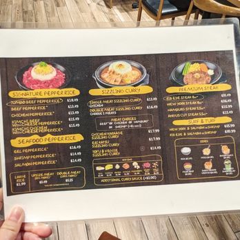 Pepper Lunch - Menu 1/2 (Prices as of May 2024) - Japanese Near Me - Alhambra, California Pepper Lunch - Menu 1/2 (Prices as of May 2024) - Japanese Near Me - Alhambra, California