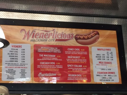 Menu photo 4 Wienerlicious Mackinaw City, MI Menu photo 4 Wienerlicious Mackinaw City, MI