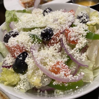 Red Meze Downtown - Greek Salad, disappointing that it has iceberg lettuce rather than romaine, but it is still yummy - Mediterranean Near Me - Johnson City, Tennessee Red Meze Downtown - Greek Salad, disappointing that it has iceberg lettuce rather than romaine, but it is still yummy - Mediterranean Near Me - Johnson City, Tennessee