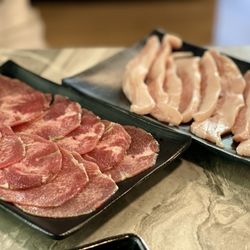 Beef tongue & pork jowel
