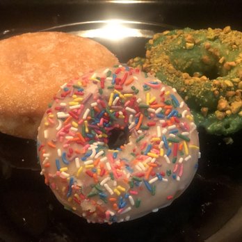 Firecakes Donuts - Classic Jelly, Sprinkle Donut, Pistachio Old Fashioned - Donuts Near Me - Oak Park, Illinois