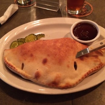 Lennie's - Santa Fe Stromboli with BBQ sauce - Pizza Near Me - Bloomington, Indiana Lennie's - Santa Fe Stromboli with BBQ sauce - Pizza Near Me - Bloomington, Indiana