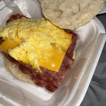 The Breakfast Spot - Bacon egg and cheese inside - Breakfast & Brunch Near Me - Pittsburgh, Pennsylvania